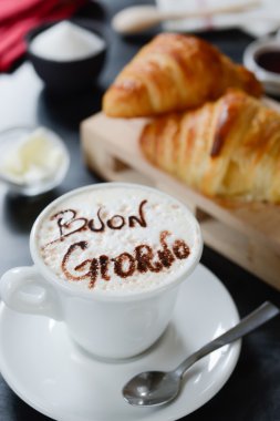 Kahvaltı kapuçino tasarım - Buongiorno