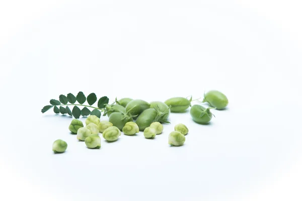 Green Chickpeas composition — Stock Photo, Image