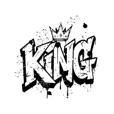 şehir graffiti sokak sanatı stili kral sözcüğü Taç ve sıçramalar