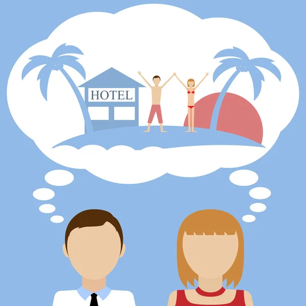 Çift rüya tatil hakkında.