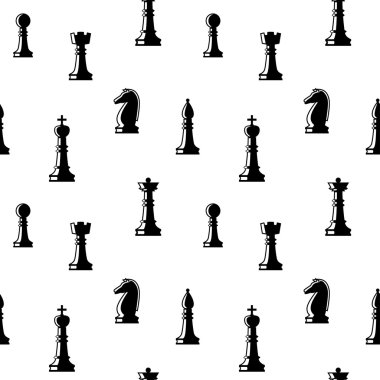 Sorunsuz satranç arka plan.