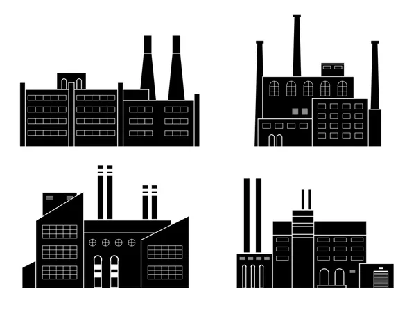 Fabriken ligger isolerade. — Stock vektor