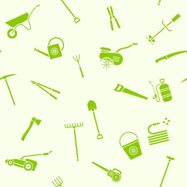 Bahçe aletleri, seamless modeli.