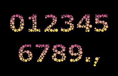 Kabarcık basamak. vektör çizim