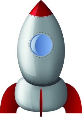 Vektör karikatür roket