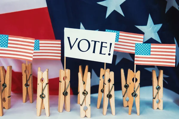 Vote Concepto Evento Político 2020 Estados Unidos América Elecciones Presidenciales — Foto de Stock