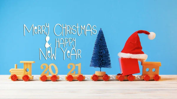 Feliz Natal Celebração Cartão Ano Novo Velho Cartão Estilo Artesanal — Fotografia de Stock