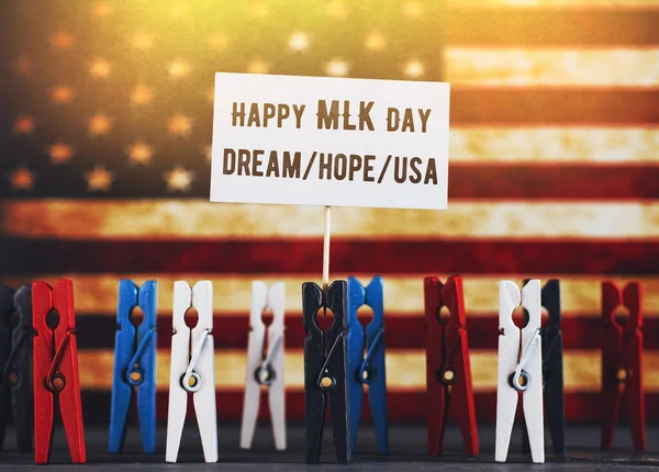 National Federal Holiday Usa Martin Luther King Day Mlk Background — 스톡 사진