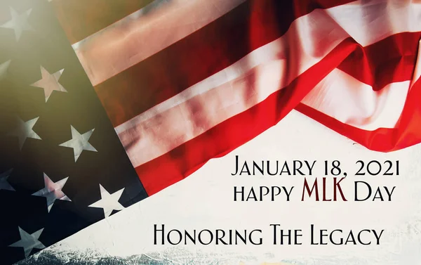 Nacional Federal Vacaciones Martin Luther King Day Mlk Fondo — Foto de Stock