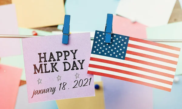 Національне Федеральне Свято Сша Martin Luther King Day Mlk Background — стокове фото