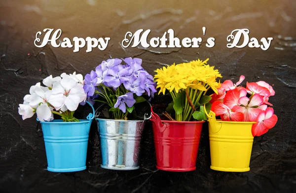 Feliz Dia Mãe Doce Cartão Desejo — Fotografia de Stock
