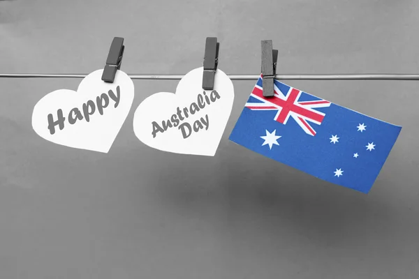Célébrez la fête de l'Australie le 26 janvier avec une heureuse journée de l'Australie — Photo