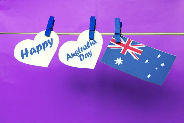 Célébrez la fête de l'Australie le 26 janvier avec une heureuse journée de l'Australie — Photo
