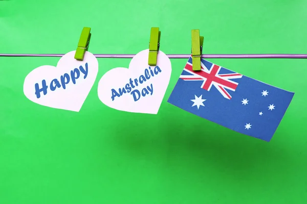 Ausztrália nap ünnep január 26-án ünnepeljük egy boldog Ausztrália nap — Stock Fotó