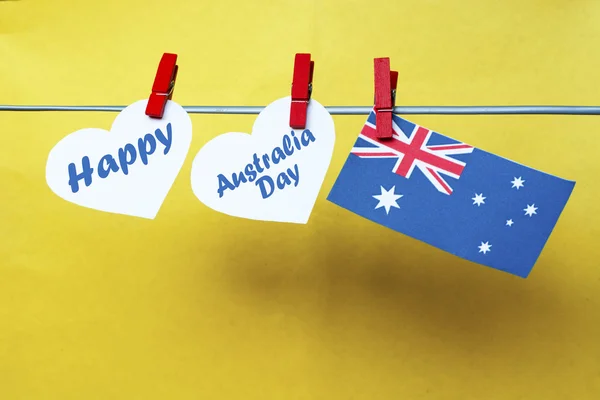 Célébrez la fête de l'Australie le 26 janvier avec un Happy Austr — Photo