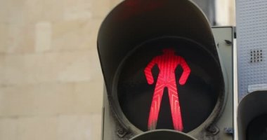 Trafik ışıklarında kırmızı ışık 4K