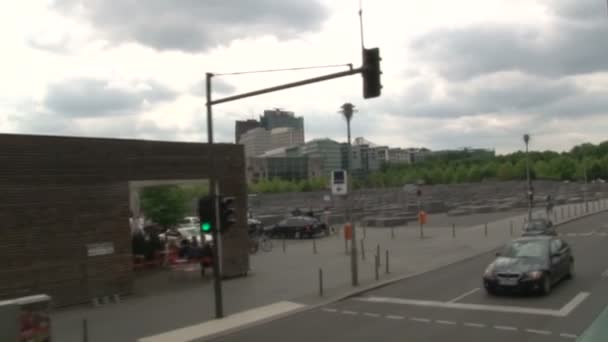 Berlino Germania Aprile 2014 Memoriale Degli Ebrei Assassinati Europa Memoriale — Video Stock