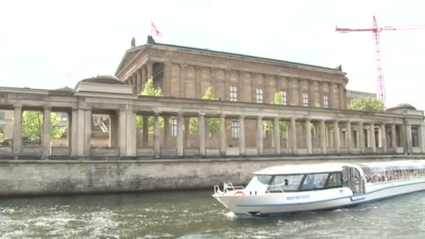 Berlin Niemcy Kwiecień 2014 Alte Nationalgalerie Stara Galeria Narodowa Wyspy — Wideo stockowe