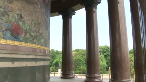 Büyük Yıldız Meydanı Ndaki Berlin Zafer Sütununun Kolonileri Duvar Resimleri — Stok video