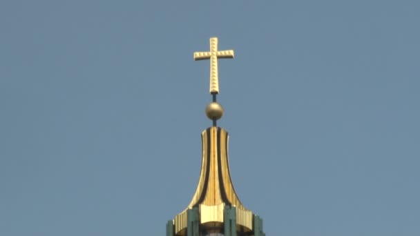 Cruces Estatuas Bajorrelieves Edificio Catedral Berlín Isla Los Museos Berlín — Vídeo de stock