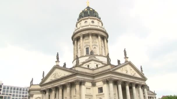 Chiesa Cattedrale Francese Friedrichstadt Berlino Germania — Video Stock