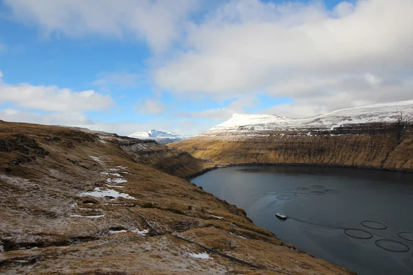 A természet, a Feröer-szigetek — Stock Fotó