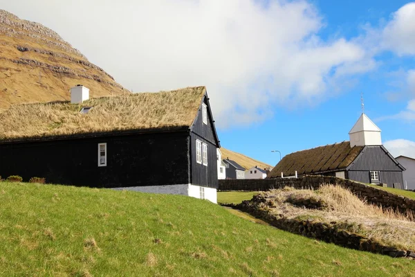 Gamla kyrkan i Färöarna — Stockfoto