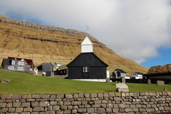 Vecchia chiesa nelle Isole Faroe — Foto Stock