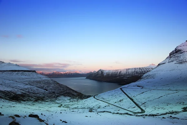 A natureza das Ilhas Faroé no Atlântico Norte — Fotografia de Stock
