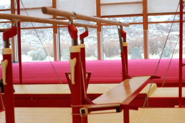 Bir jimnastik Merkezi jimnastik donanımları