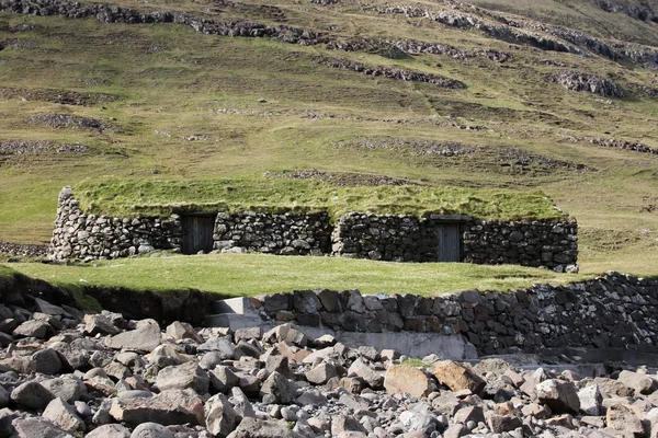 Old houses in the Faroe Islands — Stock Photo, Image