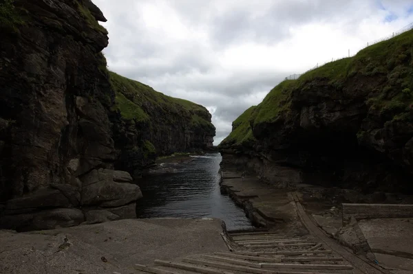 Faroe Adaları doğası — Stok fotoğraf