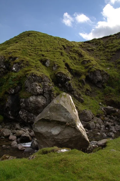 Faroe Adaları Kuzey Atlantik'teki doğası — Stok fotoğraf