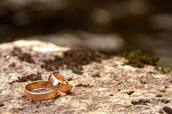 Accessoires de mariage à un mariage — Photo