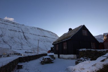 Faroe Adaları köyde