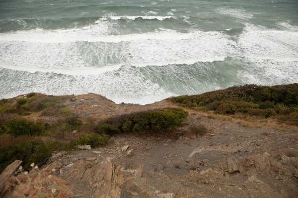 Vista al mar tormentosa — Foto de Stock