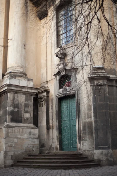 古代教会の入口 ロイヤリティフリーのストック画像