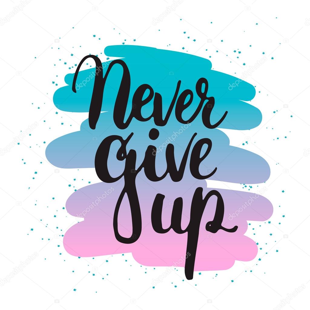 Image result for "never give up" clipart