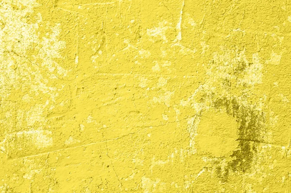 Concreto Amarelo Colorido Parede Superfície Textura Abstrato Grunge Brilhante Iluminando — Fotografia de Stock