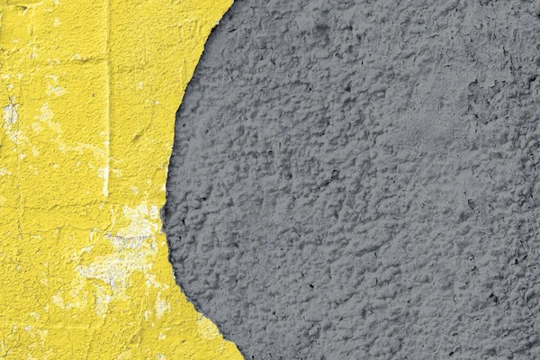 Concreto Cinza Amarelo Colorido Parede Superfície Textura Abstrato Grunge Brilhante — Fotografia de Stock