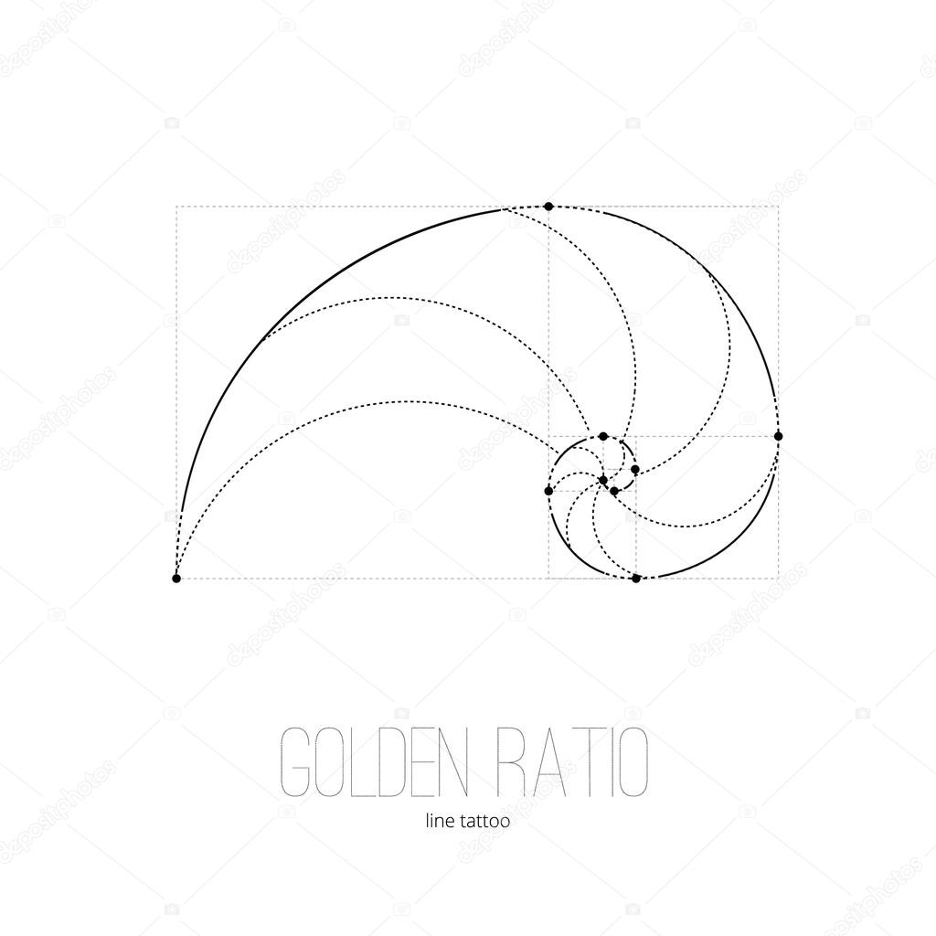 Golden Ratio Tattoo 30 Ideas Of The Most Mystical Symbol In Our Universe