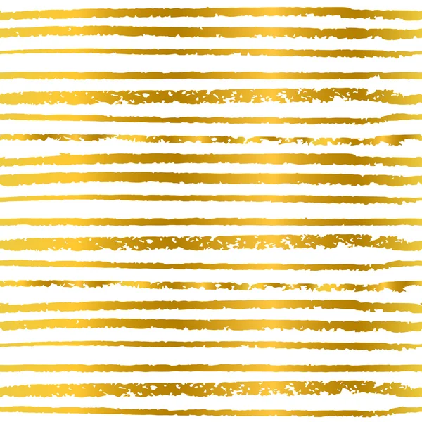 Nahtlose Muster handgezeichnete Linie in goldener Farbe Hintergrund für Einladungen und Grußkarten — Stockvektor