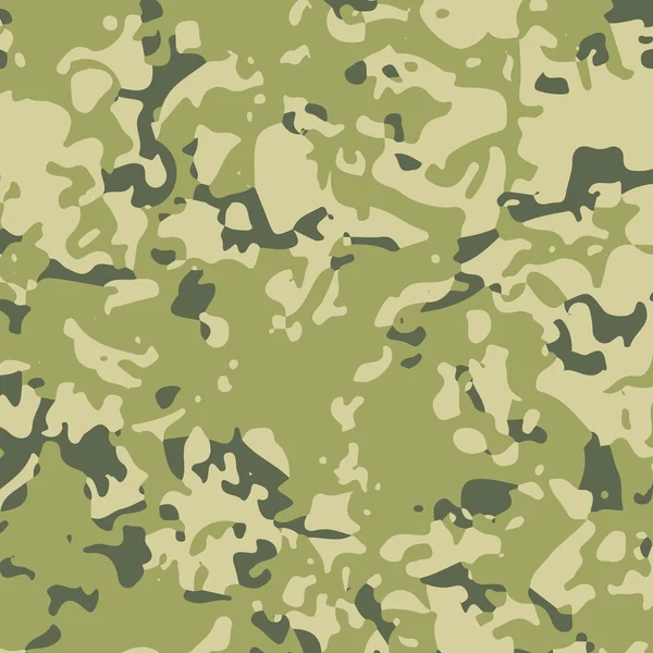 Fondo verde militar camuflaje caqui. Papel pintado militarista de moda . — Vector de stock