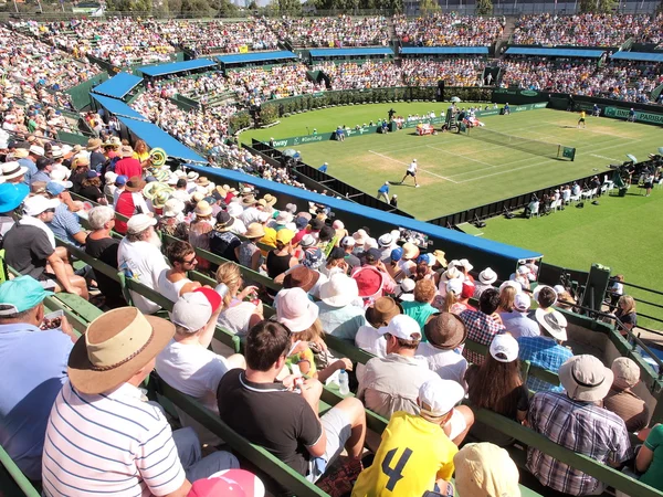 Davis Cup tie USA mot Australien på Kooyong Lawn Tennis Club — Stockfoto