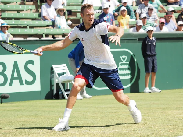 US Tennis player Jack Sock single contra Australia — Foto de Stock