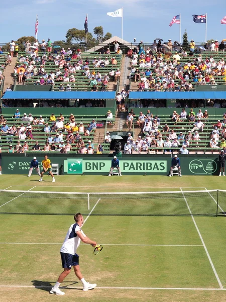 US Tennis player Jack Sock at Davis Cup — Stock Photo, Image