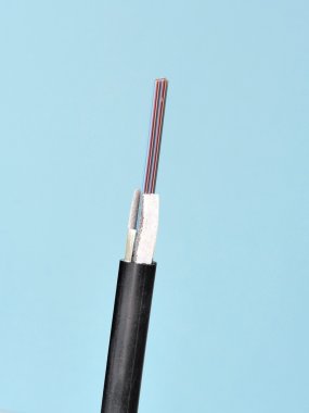 Flat fiber optic ribbon outdoor cable