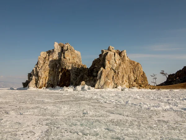 Freddo inverno Baikal — Foto Stock