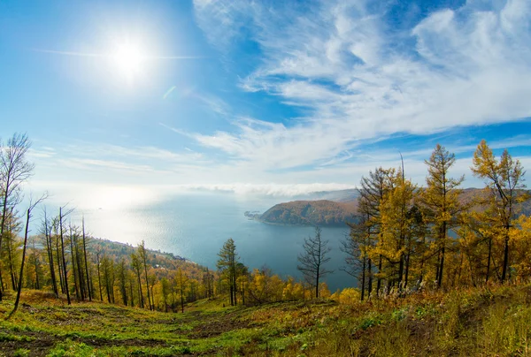 Baikal Listvyanka Cherski rock —  Fotos de Stock