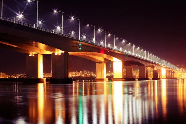 Irkutsk akademik Bridge'de — Stok fotoğraf